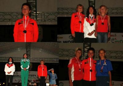 Die erfolgreichen WM-Teilnehmerinnen der LG Welfen bei der Berglauf-WM in Zagreb - Marie Luise Heilig Duventäster, Uschi Bergler, Erika Sommer