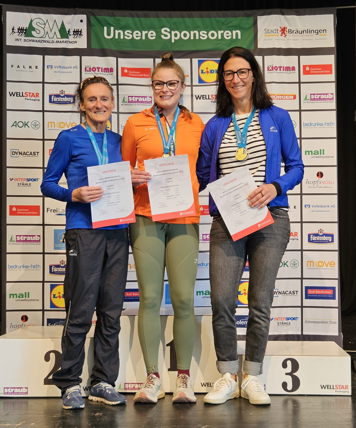 Die siegreiche Frauenmannschaft